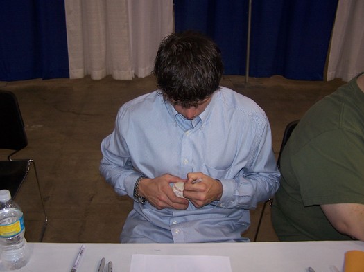 Rosemont Sports show Colby Rasmus signing with Kenny 005.jpg